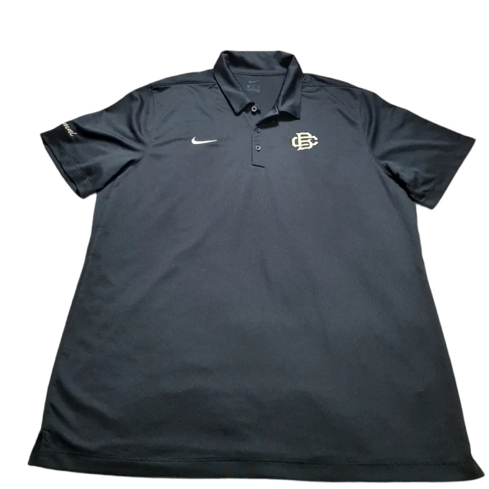 *Nike CB Black Gold Alumni Polo Shirt Size‎ XL